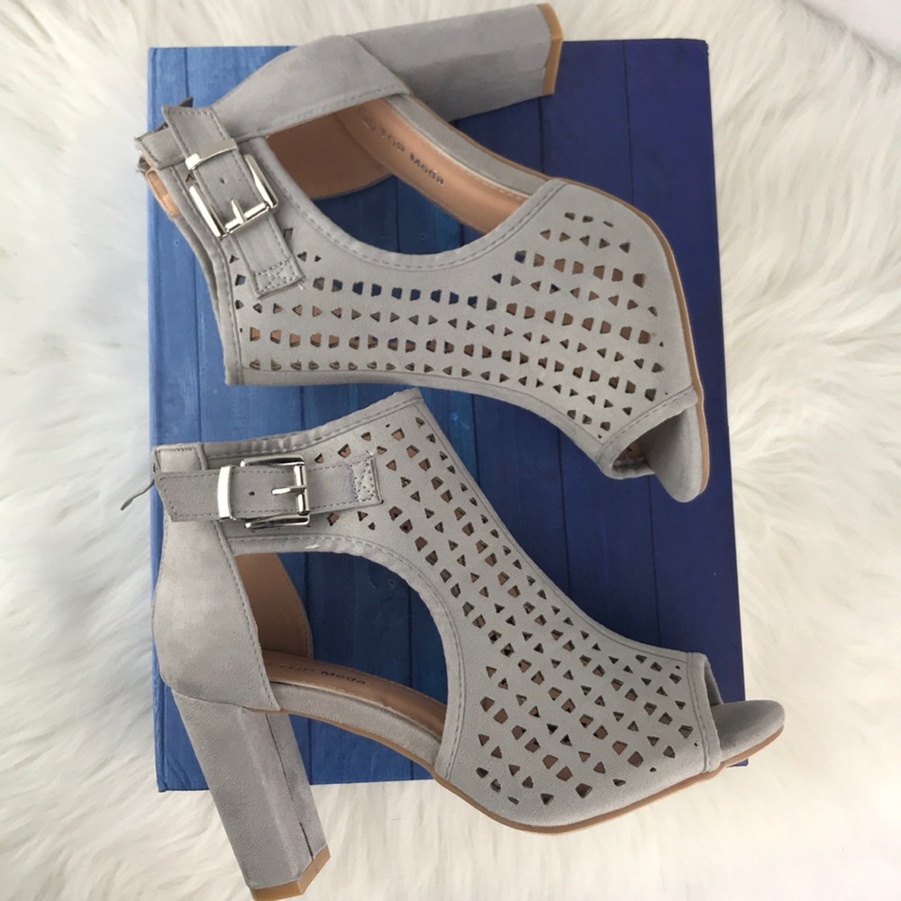 OPEN TOE ANKLE BOOTIES - Picture 5 of 8